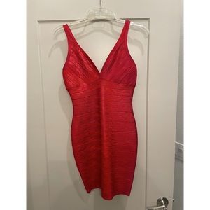 Red Bodycon Mini Dress